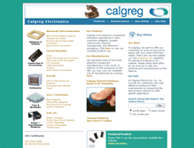 Tablet Screenshot of calgreg.com